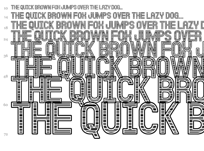 Jux Kadabra St font waterfall
